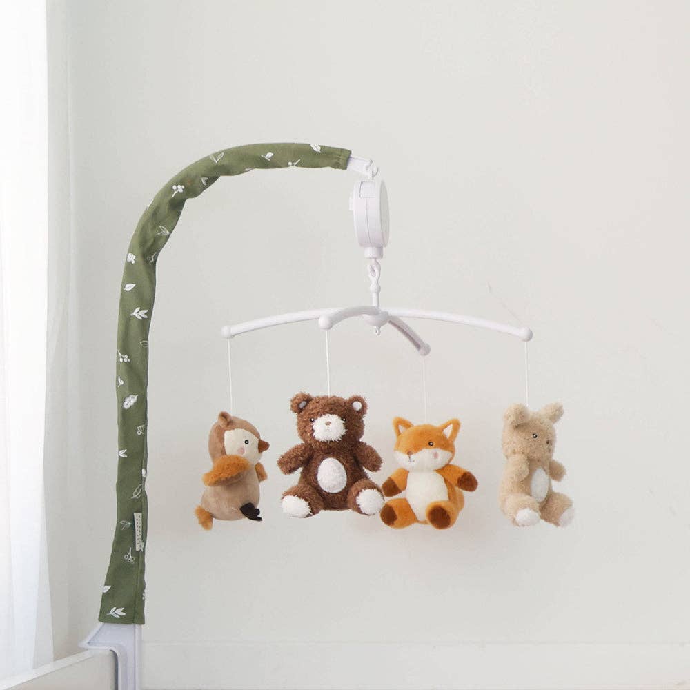 Baby Nursery Musical Mobile - Living Textiles Fox & Friends
