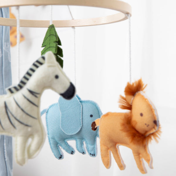 Musical Mobile Set - Wild Safari Baby Nursery Decor