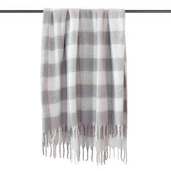 Cosmo Stone Check Throw Rug