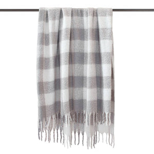 Cosmo Stone Check Throw Rug