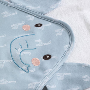 Hooded Baby Towel- Elephant - Wild Safari