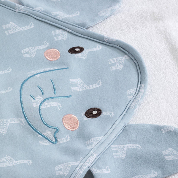 Hooded Baby Towel- Elephant - Wild Safari