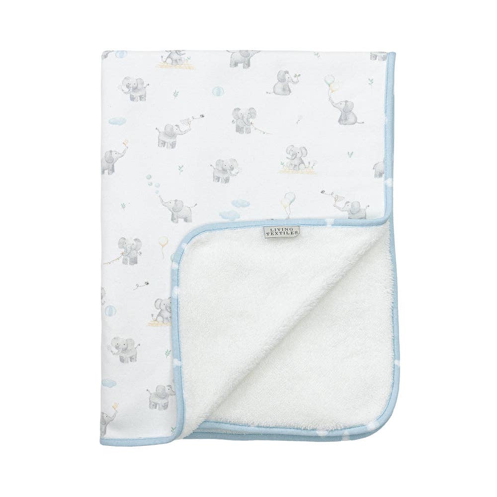 Sherpa Baby Blanket - Elephant Playtime