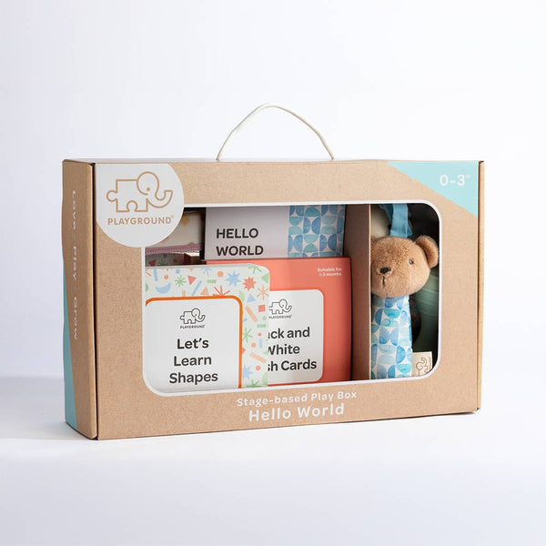 Playground Box 1: Hello World (0-3M) Baby Hamper