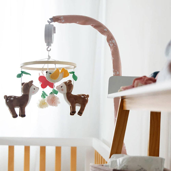 Nursery Baby Musical Mobile - Living Textiles Fawn Fables