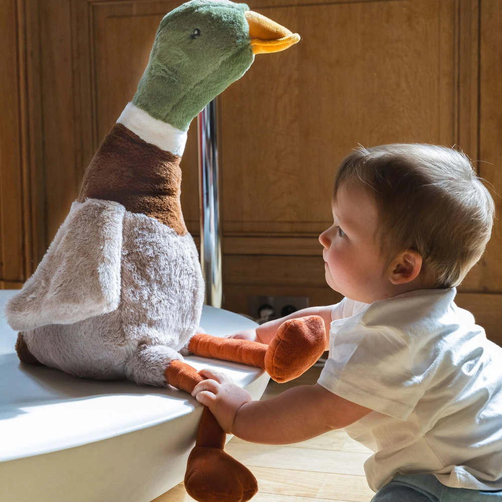 Big 44cm Hugo the Mallard Duck Nana Hutchy Kids Plush Toy Duck