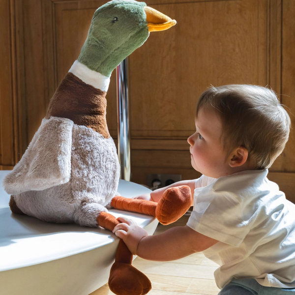 Big 44cm Hugo the Mallard Duck Nana Hutchy Kids Plush Toy Duck