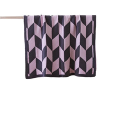 Billie Large Cotton Knit Throw Rug - Pink Multi