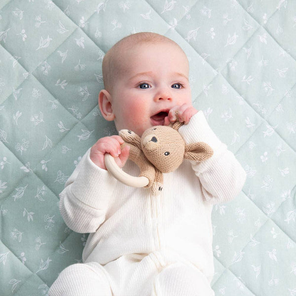 Baby Ring Rattle - Kangaroo
