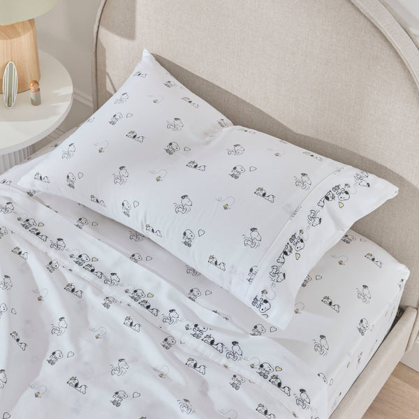 Snoopy Playtime Kids Single Bed Sheet Set Laura Ashley