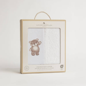 Change Mat Cover with Towelling - Cuddly Bear