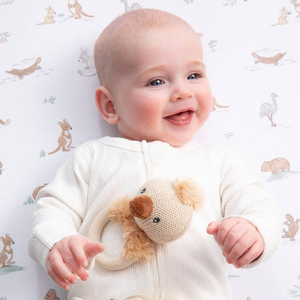 Baby Ring Rattle - Emu