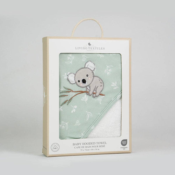 Organic Hooded Baby Towel - Australiana