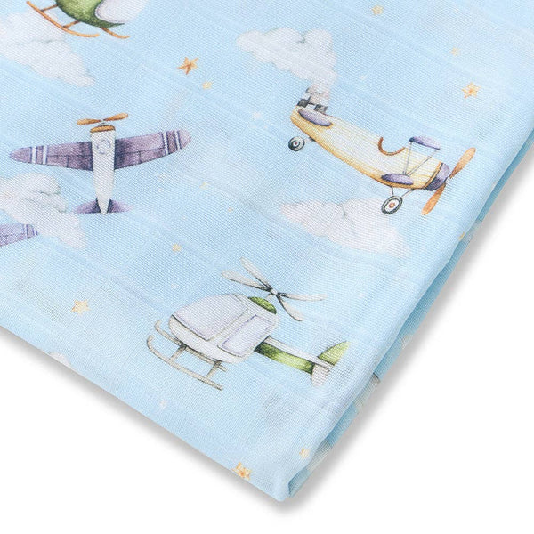 Taking Flight Snuggle Hunny Organic Cotton Muslin Wrap