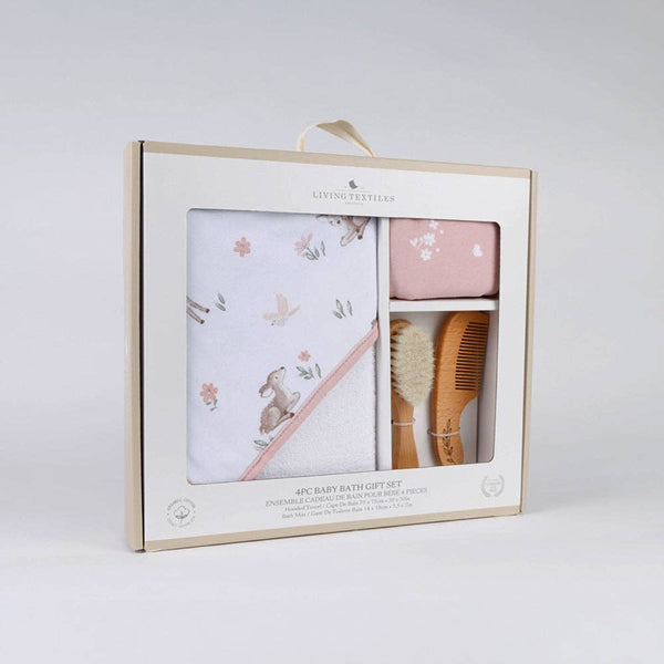 4pc Baby Bath Gift Set - Living Textiles Fawn Fables