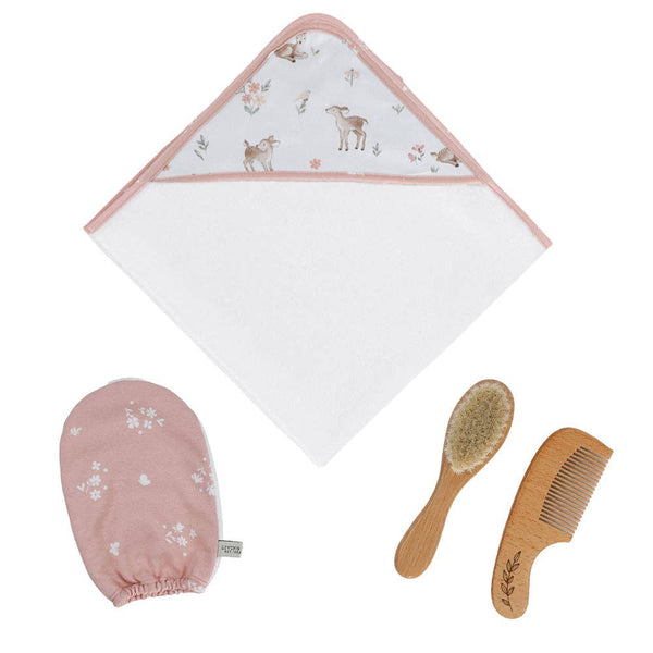 4pc Baby Bath Gift Set - Living Textiles Fawn Fables