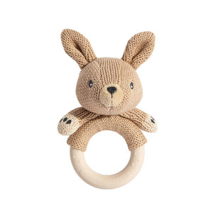 Baby Ring Rattle - Kangaroo