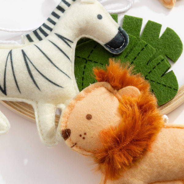 Musical Mobile Set - Wild Safari Baby Nursery Decor