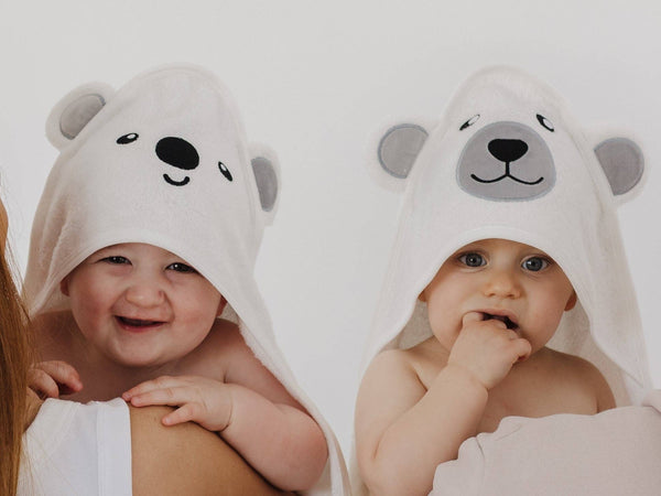Polar Bear Baby Hooded Bath Towel