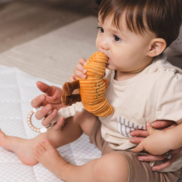 2 Pack Mini Market Brunch Baby Stroller Toys - Coffee & Croissant