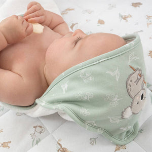 Organic Hooded Baby Towel - Australiana