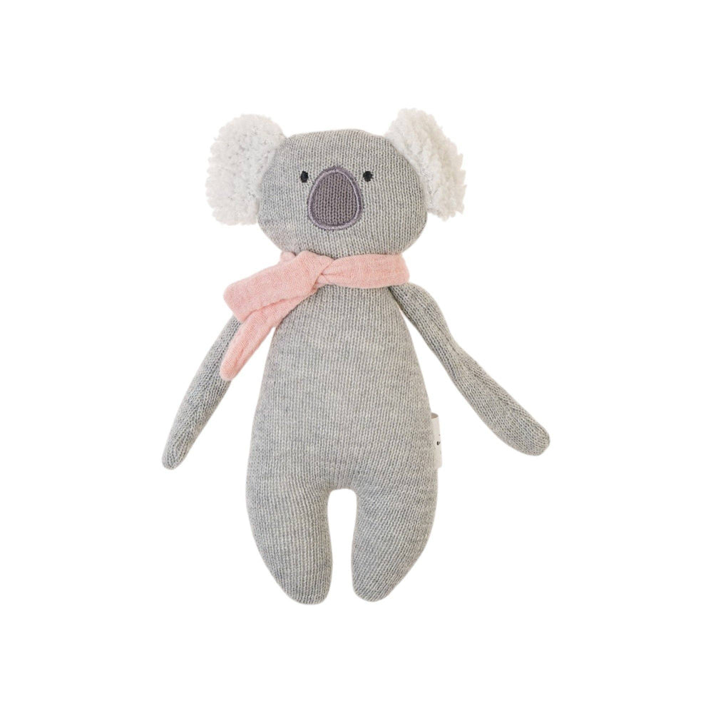 Dusty Pink Koa the Koala Emotion & Kids Baby Rattle Doll