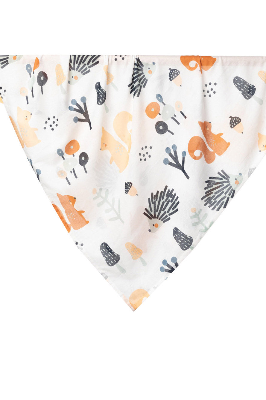 2 piece Forest Cotton Knit Baby Blanket & Matching Swaddle Wrap Set