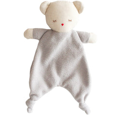 Grey Soft Baby Bear Newborn Comforter Soother
