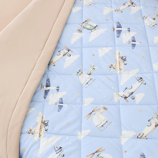 Taking Flight Organic Cotton Cot Comforter