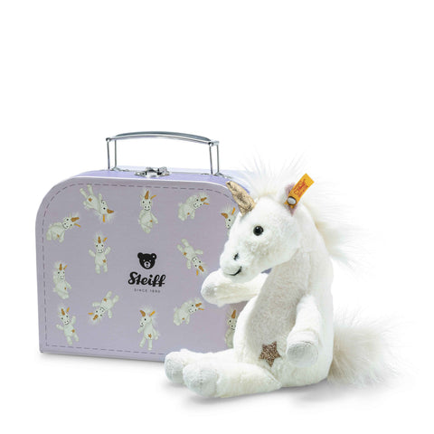 Unica small Plush Children's Unicorn in Suitcase