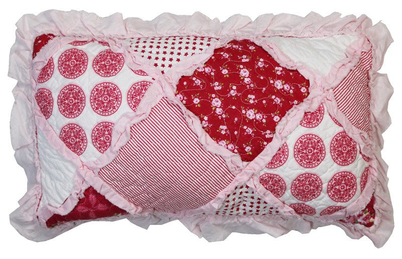 Scarlet Rectangle Decorator Cushion