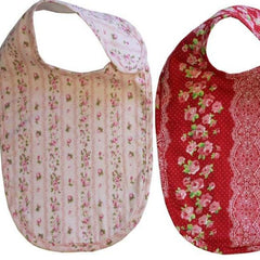 Emma Floral Newborn Baby Bibs Set of Two