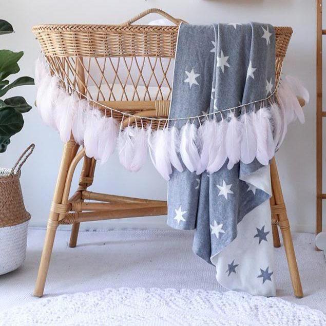 Twinkle Stars Nursery Pram Blanket