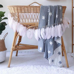 Twinkle Stars Nursery Pram Blanket