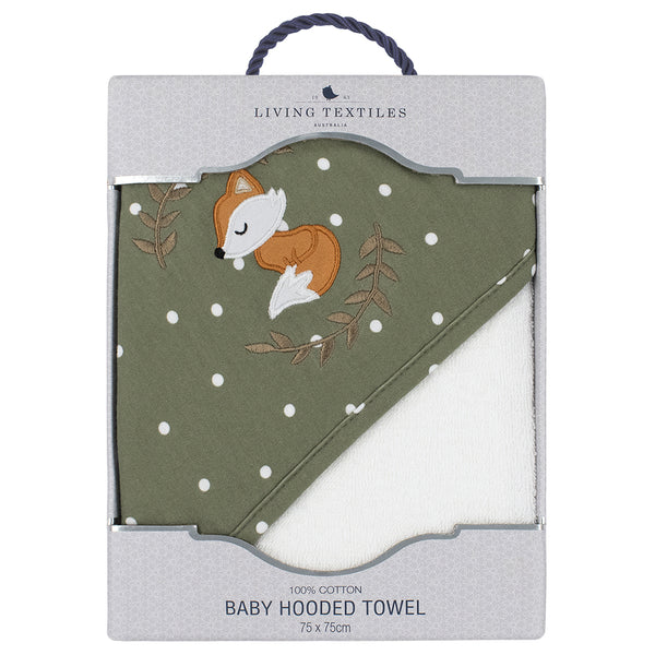 Forest Retreat Hooded Baby Bath Towel