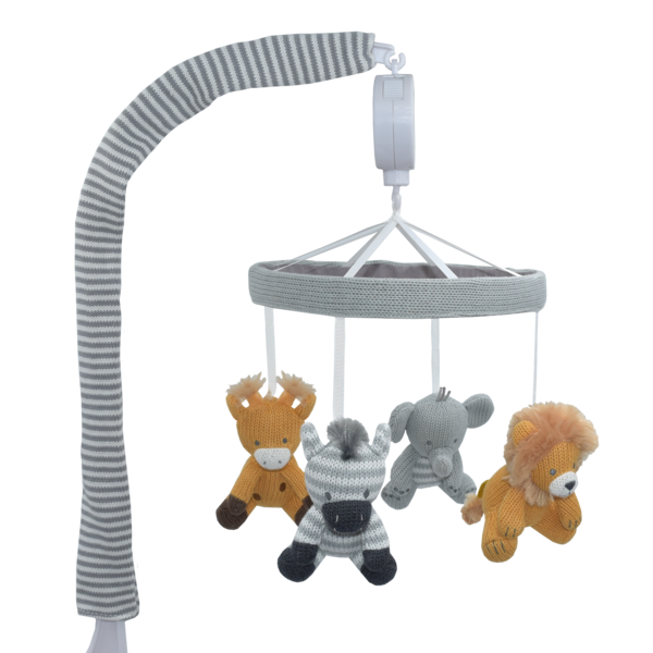 Savanna Babies Knitted Musical Cot Mobile Baby Nursery