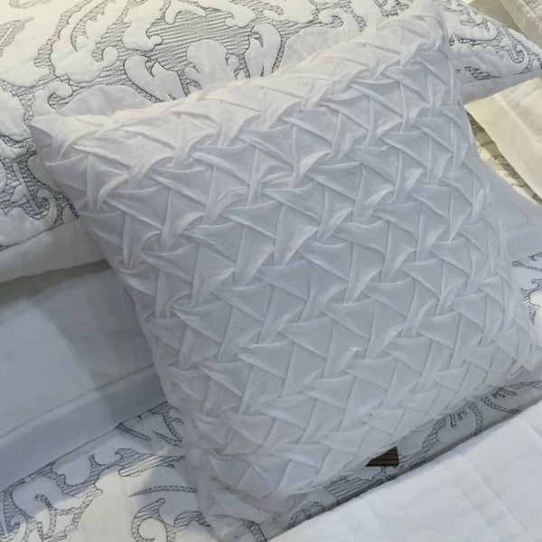 Arrow Smocked Square Cushion