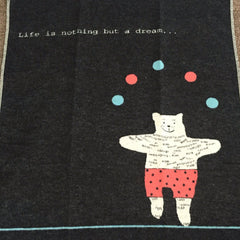 Juggling Bear Baby Blanket