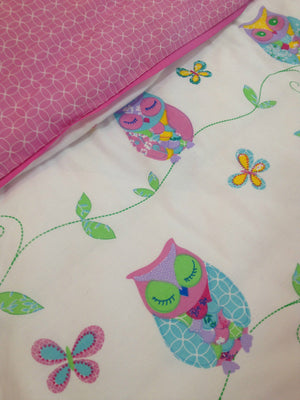 Owl Song Girls Quilt Cover Set
