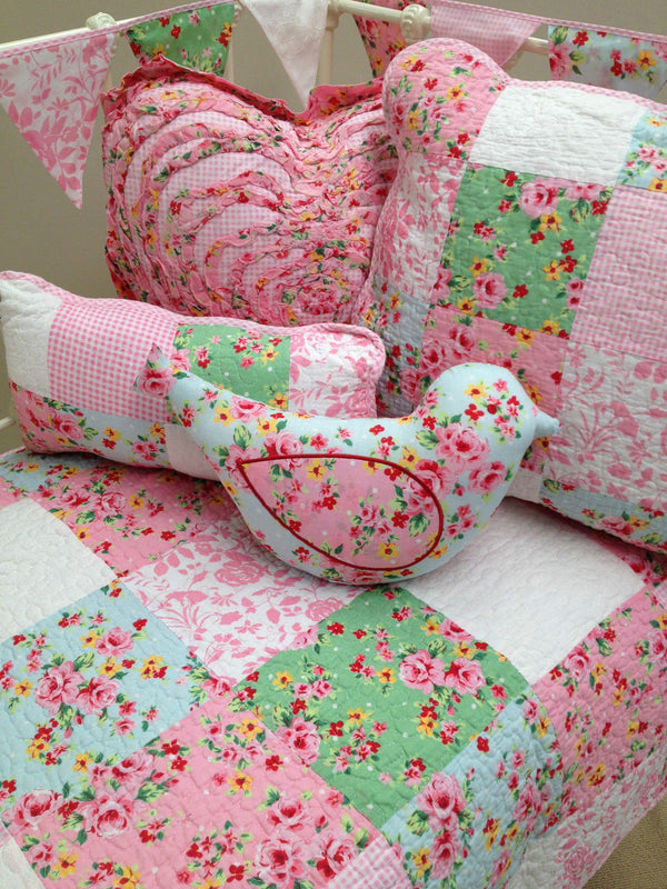 Alice Bird Cushion Nursery Kids Room Decor