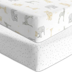 Savanna Babies 2 pack Jersey Cot Fitted Sheet
