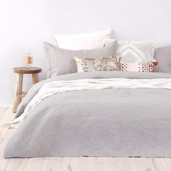 Ash Botanica Coverlet Bedcover & Pillow Case Set