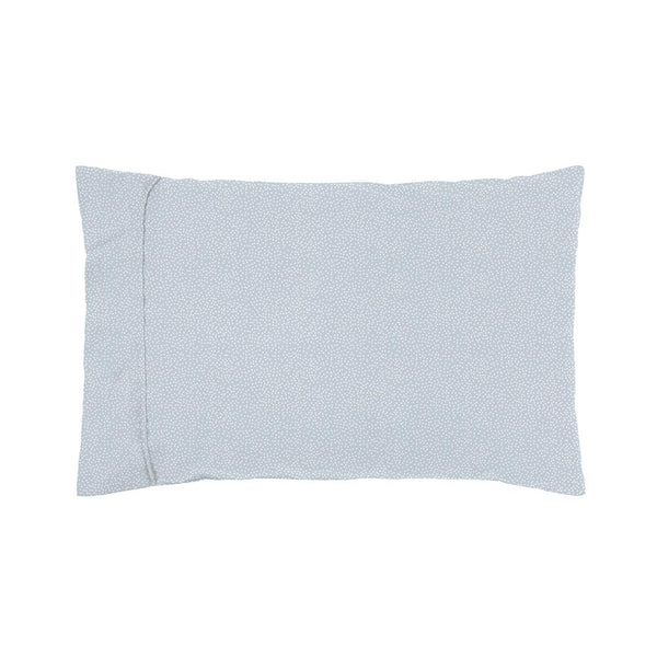 Spot Flannelette Sheet Sheet Set in Blue