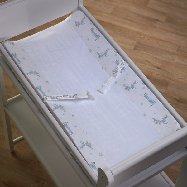 Airplane Baby Nursery Change Pad Cover