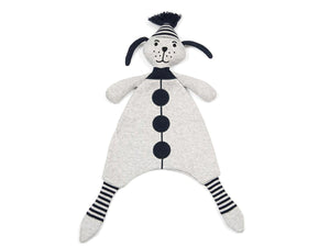 3 Piece Wilbur Dog Newborn Toy Soother Bib and Booty Set