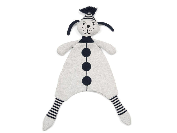 3 Piece Wilbur Dog Newborn Toy Soother Bib and Booty Set
