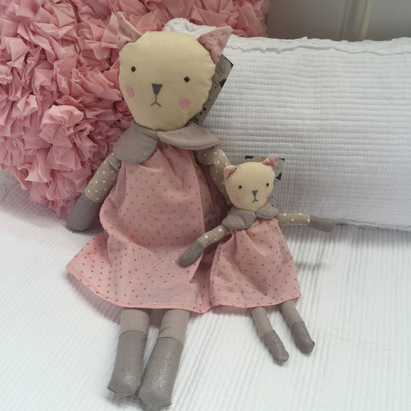 Kids Large Pink Pink Pussy Cat Toy Doll