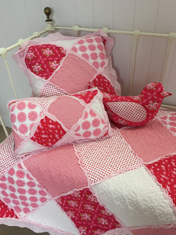 Scarlet Square Cushion Cover