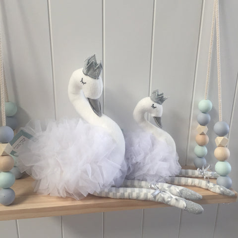 White Swan Toy Nursery Bedroom Decor