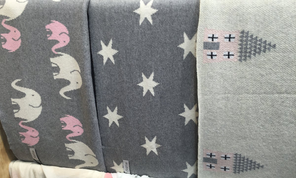 Tiny House  Baby Nursery Pram Blanket Throw